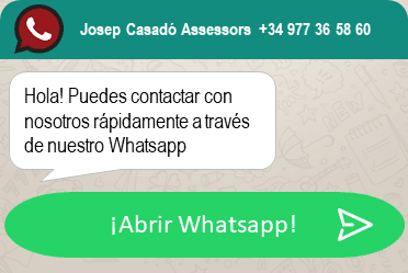 Abrir Whatsapp Josep Casadó Assessors